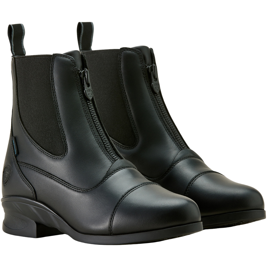 2025 Ariat Womens Heritage Zip Wasserdicht Paddock Boot 10063862 - Black